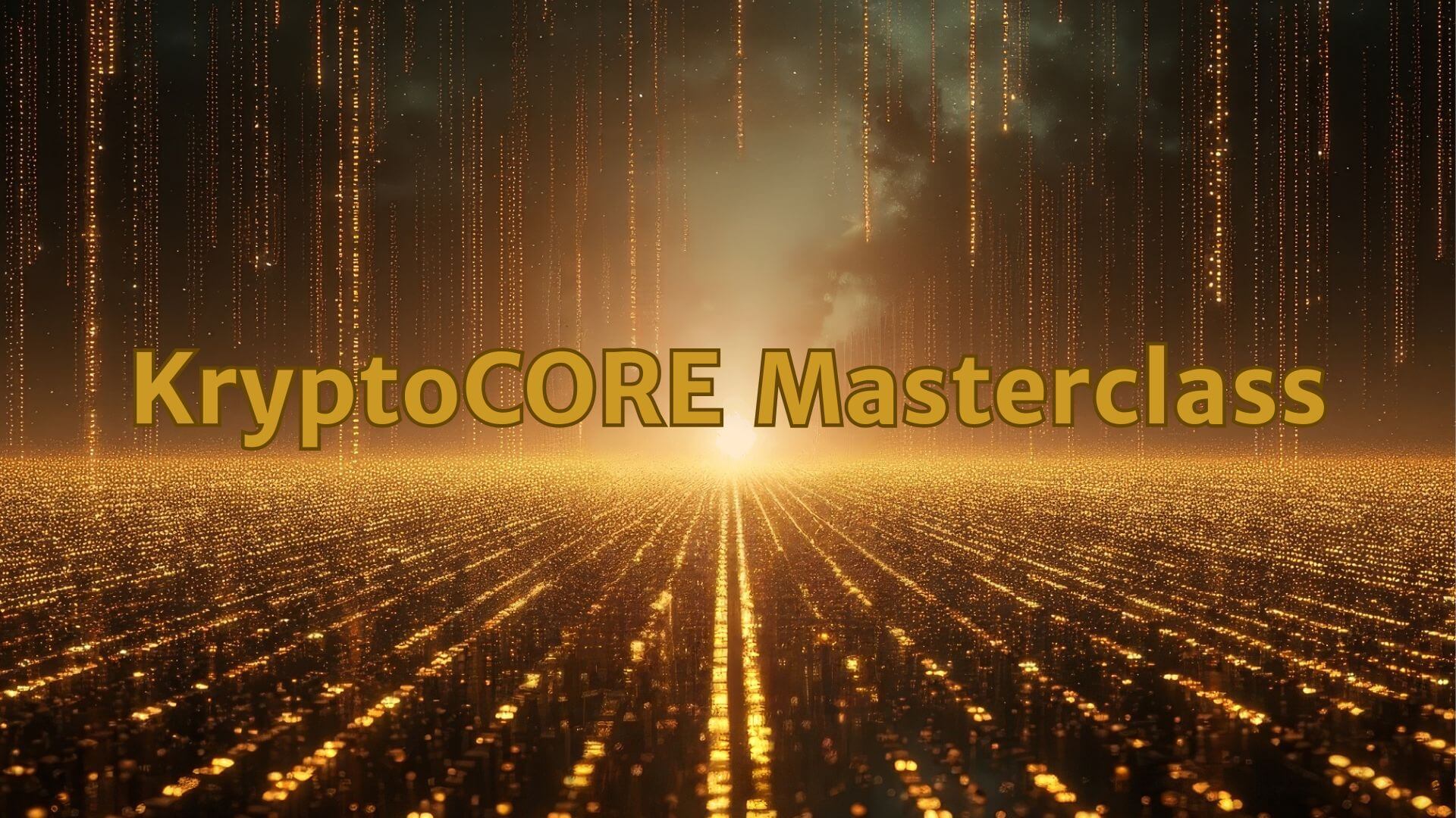 KryptoCORE Masterclass kryptocore masterclass
